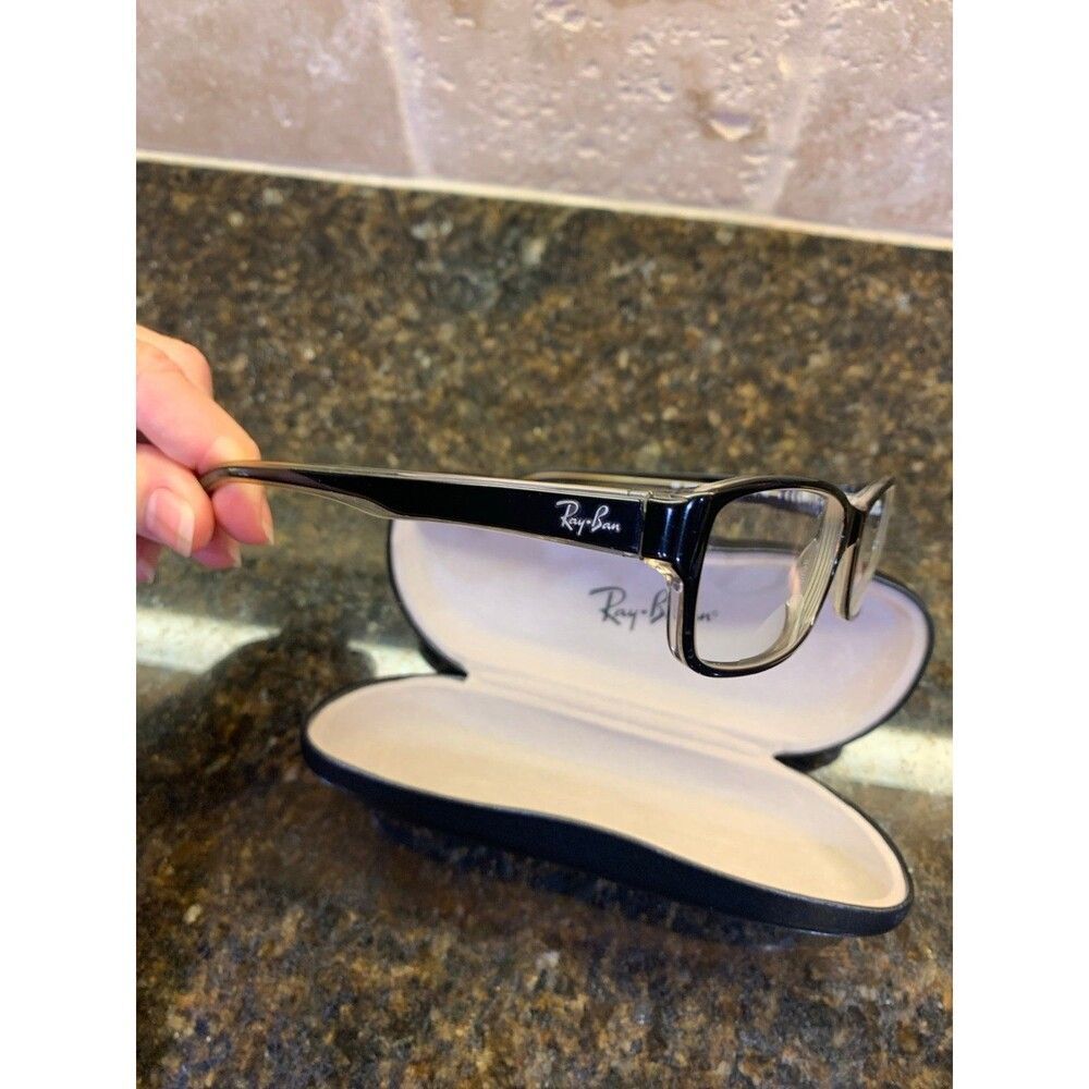 Ray-Ban Glasses Frames RB5169 2034 54 -16 140 Black/Transparent LIKE NEW - Picture 4 of 8
